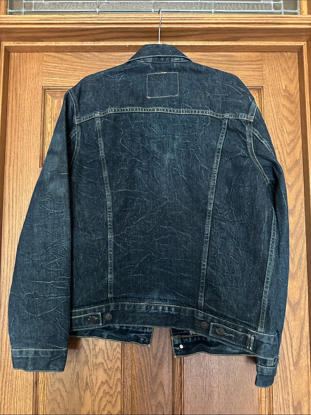 Levi's Dark Blue Denim Trucker Jacket - Picture 4 of 4
